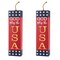 Set of 2 24.75"H Lighted Patriotic/ Americana Wooden Firecracker Porch Decor